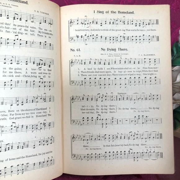 1900 Antique Book:  Make His Praise Glorious for the Sunday School and Church - Picture 8 of 10